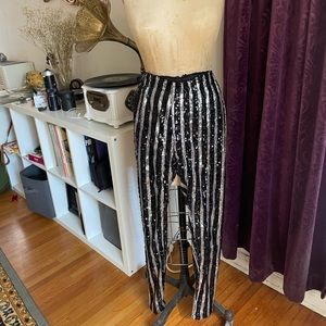 Banjul sequin high rise pants